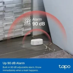 TP-Link Översvämningsdetektor - - Tapo T300 - Larm 90 dB - IP66 - Trådlös