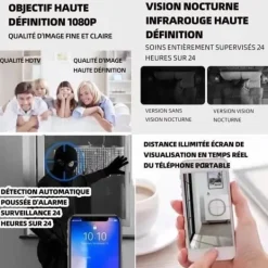 Sale Övervakningskamera - INN - Inomhus WiFi - HD 1080p - Nattseende - Rörelsedetektering Säkerhetsmonitorer & Videokameror
