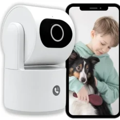 Sale Övervakningskamera - KONYKS - CAMINI CARE 2 - Inomhus - Wifi med siren och videosamtalknapp Säkerhetsmonitorer & Videokameror