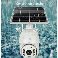 Övervakningskamera - TD® - Q3 - Dôme - 2MP - Solenergi - Utomhus