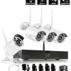 Discount Övervakningskamera - TECH DISCOUNT - K9504W-JP2210 - HD 2MP - Trådlös - Utomhus Säkerhetsmonitorer & Videokameror