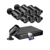 Övervakningskamera Kit, 5MP Upplösning, Nattvisions Teknologi,1TB