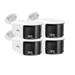 Övervakningskamera, 8MP Klarhet, 180° Betydelsevinkel,4PCS 91EV