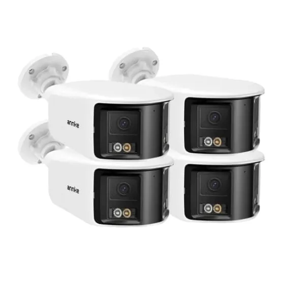 Övervakningskamera, 8MP Klarhet, 180° Betydelsevinkel,4PCS 91EV
