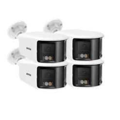 Övervakningskamera, 8MP Klarhet, 180° Betydelsevinkel,4PCS 91EV