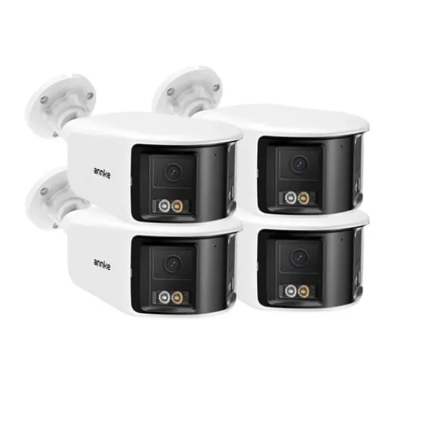 Övervakningskamera, 8MP Klarhet, 180° Betydelsevinkel,4PCS 91EV