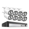 Sale Övervakningskamerasystem, 8-kanaligt, AI Mänsklig Detektion,Ingen inbyggd HDD, 8CH NVR 8ST KAMERA 5MP Säkerhetsmonitorer & Videokameror