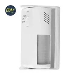 Outlet Väggmonteringsstöd - EDM - 03201 - Fungerar på 9V-batteri - Närvaraalarm - Låsning till vägg Rörelsedetektorer