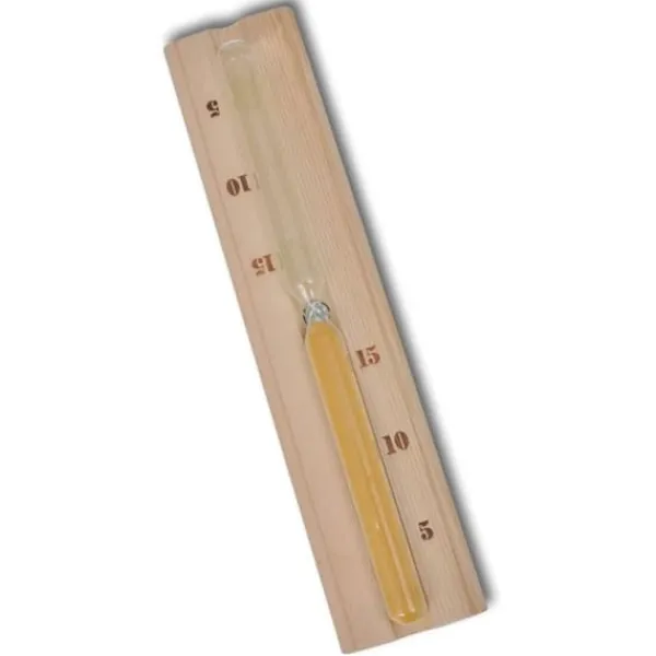 Bastutillbehör 5 delar hink sked timglas termo/hygrometer - Bastutillbehör Bastu
