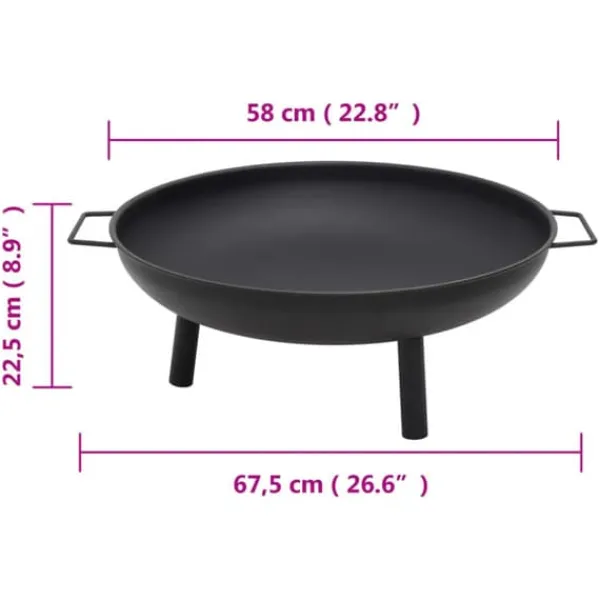 Sale Eldstad 67,5x58x22,5 cm stål - Öppna spisar Öppna Spisar