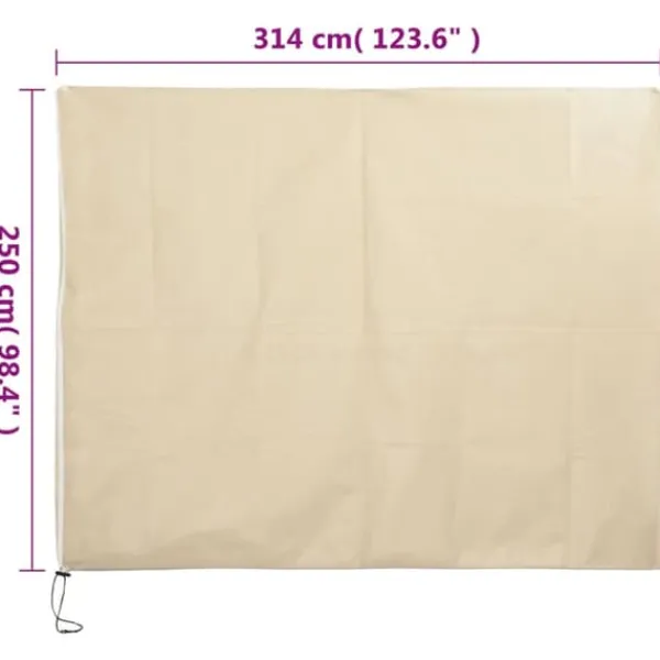 Sale Fiberdukar med blixtlås 10 st 70 g/m² 3,14x2,5 m - Tillbehör för trädgårdsskötsel Markduk & Fiberduk