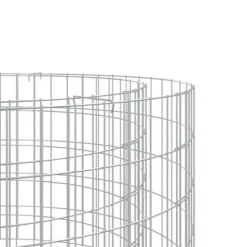 vidaXL Gabion för eldstad Ø 100 cm galvaniserat järn - Öppna spisar