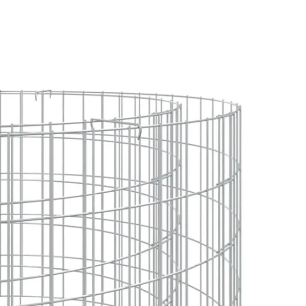 Clearance Gabion för eldstad Ø 50 cm galvaniserat järn - Öppna spisar Öppna Spisar