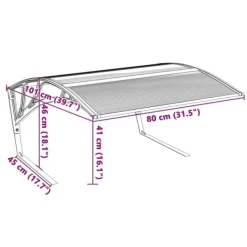 vidaXL Garage för robotgräsklippare svart 80x101x46 cm