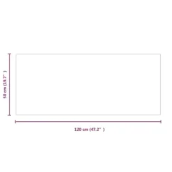 Online Glasskiva för öppen spis rektangulär 120x50 cm - Glas Tillbehör Till Vedeldade Kaminer & Öppna Spisar