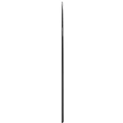 vidaXL Glasskiva för öppen spis halvrund 1000x600 mm - Glas