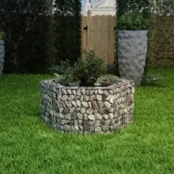 Sale Hexagonal planteringsgabion upphöjd 100x90x50 cm - Krukor & odlingslådor Krukor & Växtbehållare