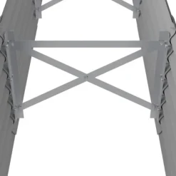 Sale Höjddon av Trädgård Blomkruka Växtlåda Höjdträdgård Patio Terrass Utomhus Galvaniserad Stål 224x40x36 cm 318874 Planteringsbänkar