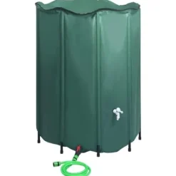 Discount hopfällbar regnvattentank med kran 1250 L Regntunnor