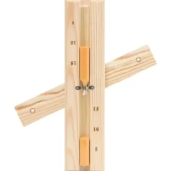 Hot 2-i-1 Bastutermometer & hygrometer sandur set massiv furu Bastu