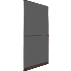vidaXL Insektsnät med gångjärn för dörrar 100 x 215 cm brun - Husdörrar