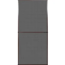 vidaXL Insektsnät med gångjärn för dörrar 100 x 215 cm brun - Husdörrar