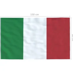 New Italiens flagga 90x150 cm Flaggor & Vindstrutar