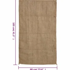 Outlet Jutesäckar 30 st 60x105 cm 100% jute 340 gsm - Resväskor & väskor Trädgårdskorgar