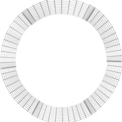 vidaXL Kompost Ø100x100 cm galvaniserat stål - Komposterare