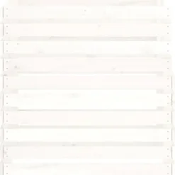 vidaXL Kompostlåda vit 80x80x78 cm massiv furu - Komposterare