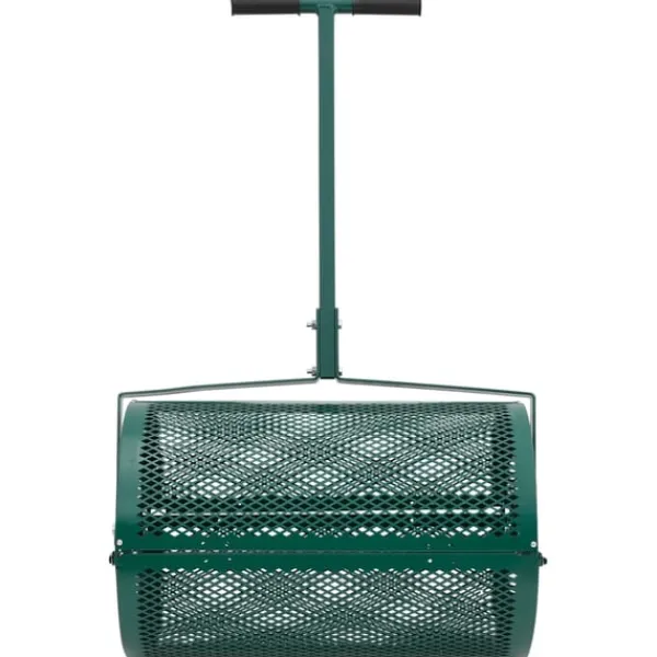 Online Kompostspridare 75L grön Ø40x60 cm stål Trädgårdsverktyg