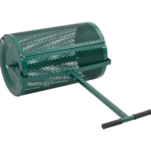 Online Kompostspridare 75L grön Ø40x60 cm stål Trädgårdsverktyg