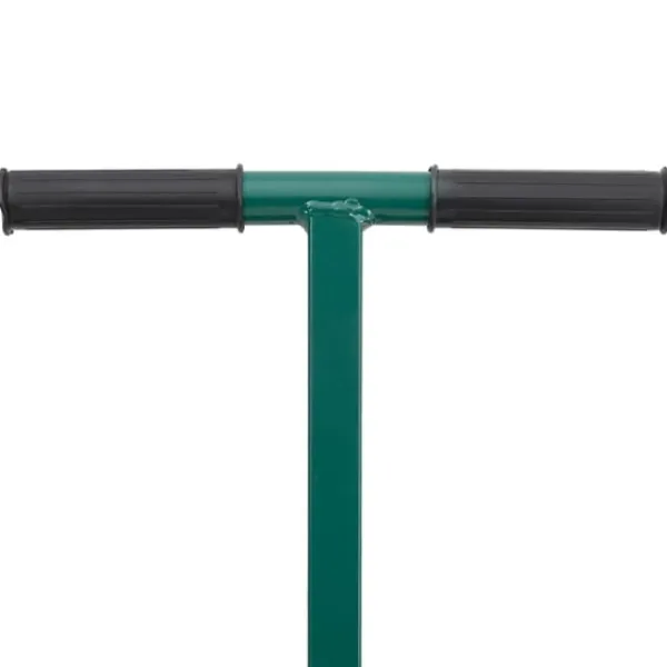 Online Kompostspridare 75L grön Ø40x60 cm stål Trädgårdsverktyg
