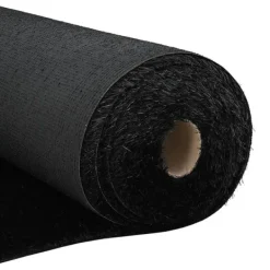 vidaXL Konstgräs Svart Polypropylen + SBR-bakning 1 x 15 m UV-beständigt