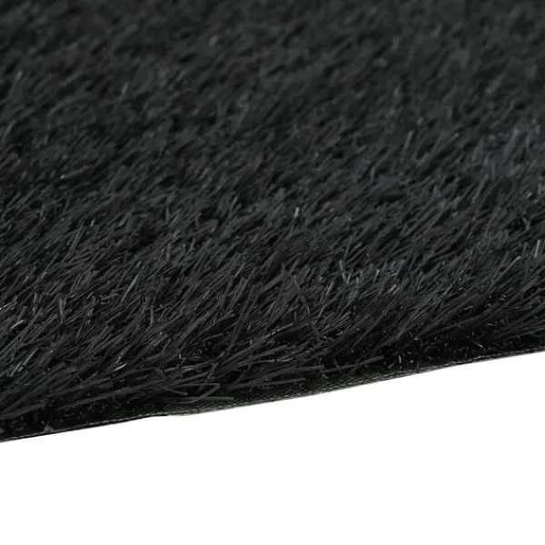 vidaXL Konstgräs Svart Polyeten, Polypropylen, SBR 1 x 2 meter, 30mm tjock
