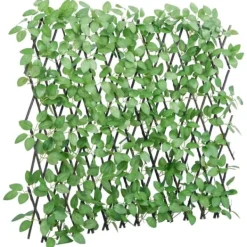 vidaXL Konstväxt murgröna spaljé expanderbar grön 180x65 cm - Staket