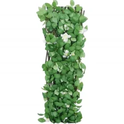 Best Konstväxt murgröna spaljé expanderbar grön 186x30 cm - Staket Valvbågar, Spaljéer, Bersåer & Pergolor