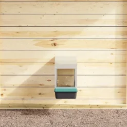 Outlet Kyckling värprede 1 fack väggmonterat galvaniserat stål För Fåglar & Småvilt