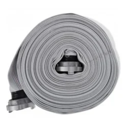 vidaXL 20m platt brandslang med 2-tums C-Storz-kopplingar