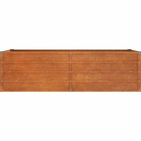 vidaXL Odlingslåda rostig 160x80x45 cm rosttrögt stål - Krukor & odlingslådor