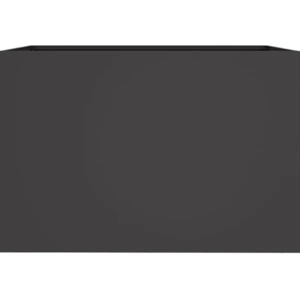 vidaXL Odlingslåda svart 62x47x46 cm kallvalsat stål - Krukor & odlingslådor