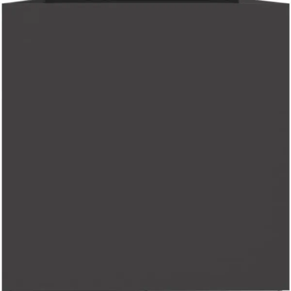 vidaXL Odlingslåda svart 62x47x46 cm kallvalsat stål - Krukor & odlingslådor