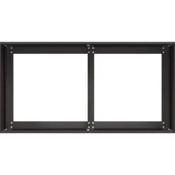 Discount Odlingslåda svart 80x40x40 cm kallvalsat stål Krukor & Växtbehållare