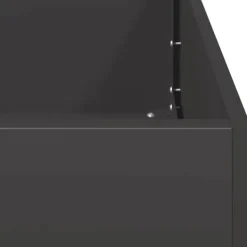 Discount Odlingslåda svart 80x40x40 cm kallvalsat stål Krukor & Växtbehållare