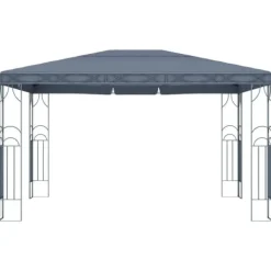 vidaXL Paviljong 400x300 cm antracit - Partytält & paviljoner