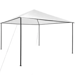 vidaXL Paviljong 4x4x3 m vit 180 g/m² - Partytält & paviljoner