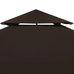 Clearance Paviljongtak med ventilering 310 g/m² 3x3 m brun - Tak till partytält & lusthus Tält & Lusthus