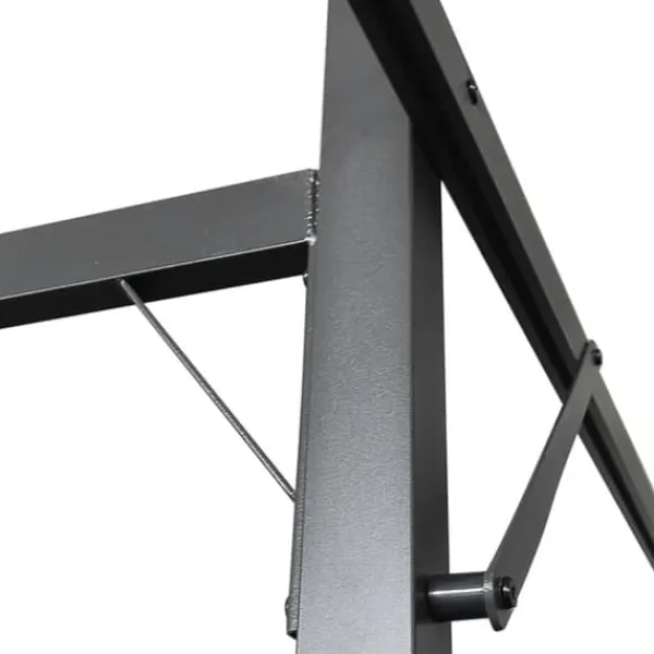 Outlet Pergola med infällbart tak gräddvit 589x292x230 cm - Partytält & paviljoner Valvbågar, Spaljéer, Bersåer & Pergolor