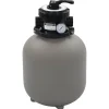 vidaXL Sandfilter med 4-vägsventil grå 350 mm