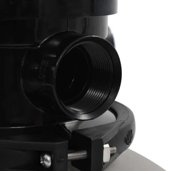 vidaXL Sandfilter med 4-vägsventil grå 350 mm